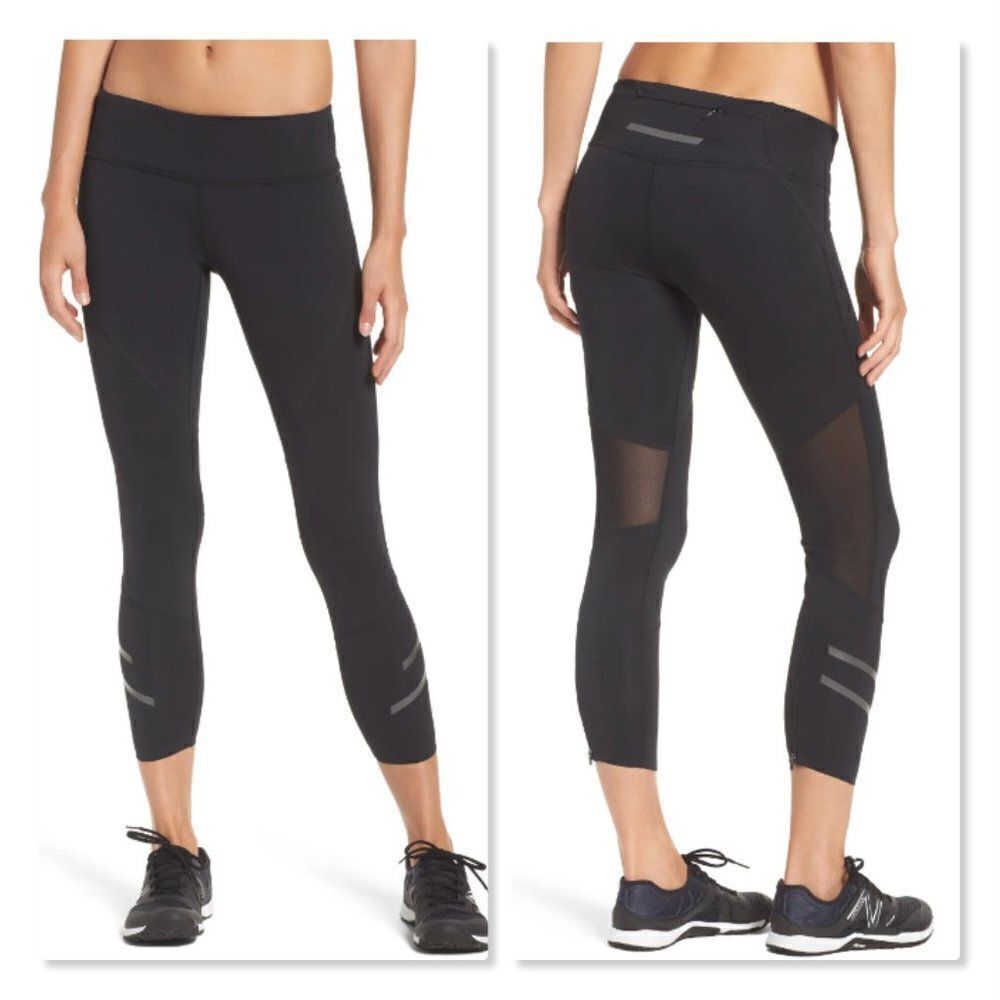 Zella Avant Running Midi Leggings size XS in Black